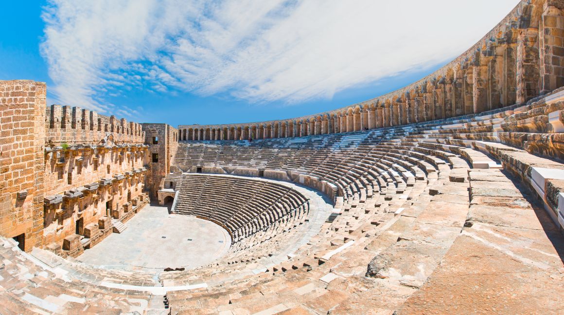 Římský amfiteátr Aspendos, Belkiz, Turecká riviéra