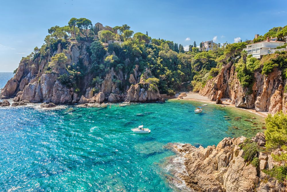 Cala Sa Forcanera, Costa Brava, Španělsko