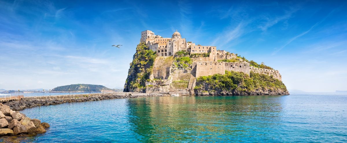 Aragonský hrad, Ischia, Itálie