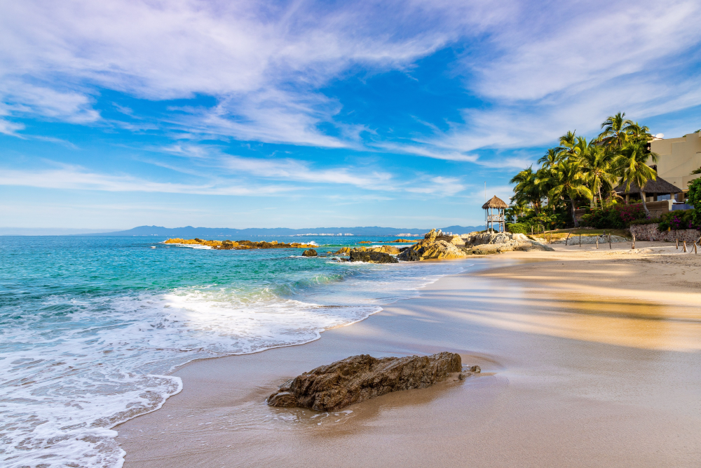 Pláž Conchas Chinas, Puerto Vallarta, Jalisco