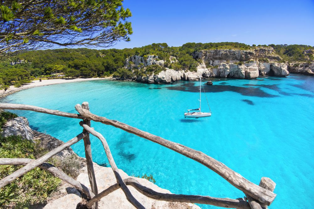 Cala Macarella, Menorca, Baleárské ostrovy