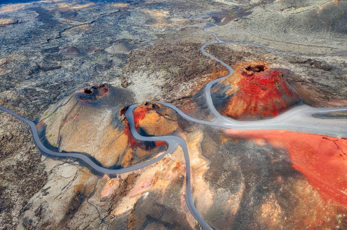 Krajina národního parku Timanfaya, Lanzarote