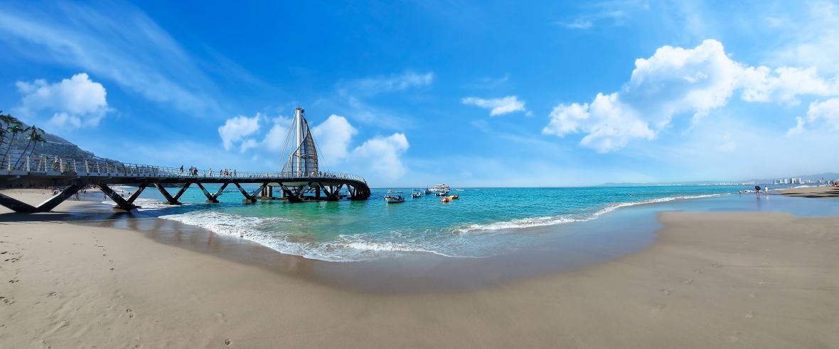 Pláž v Puerto Vallarta, Jalisco