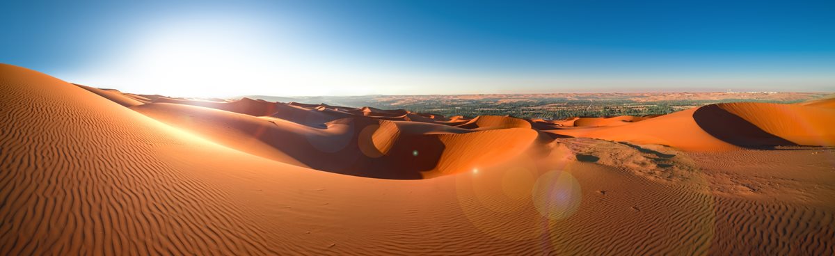 Poušť v Abú Dhabí, Arabské emiráty Poušť v Abú Dhabí, Arabské emiráty