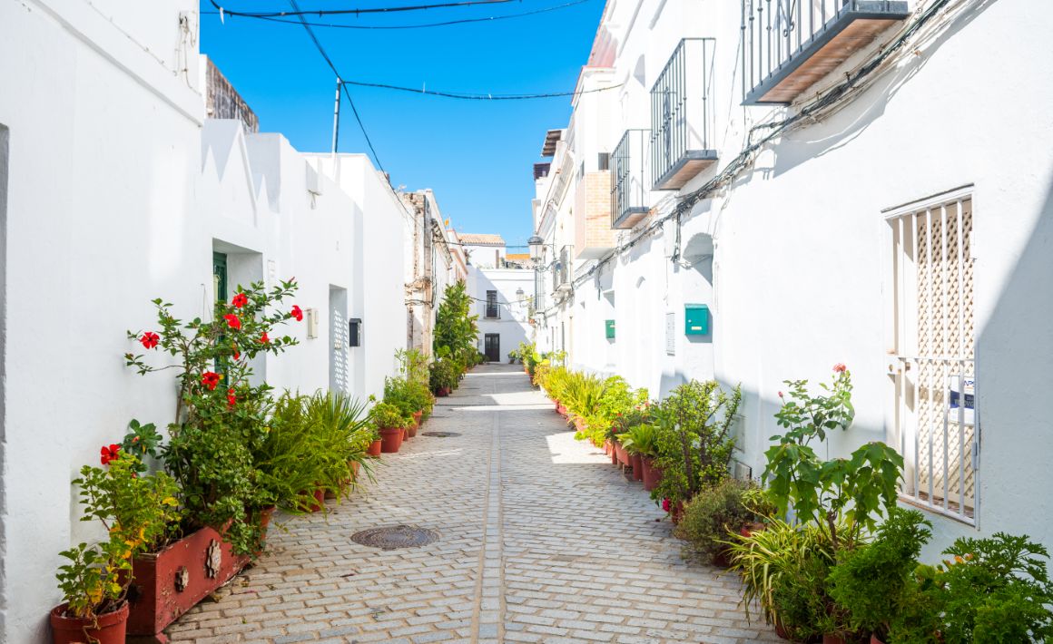 Ulice v Conil de la Frontera, Costa de la Luz