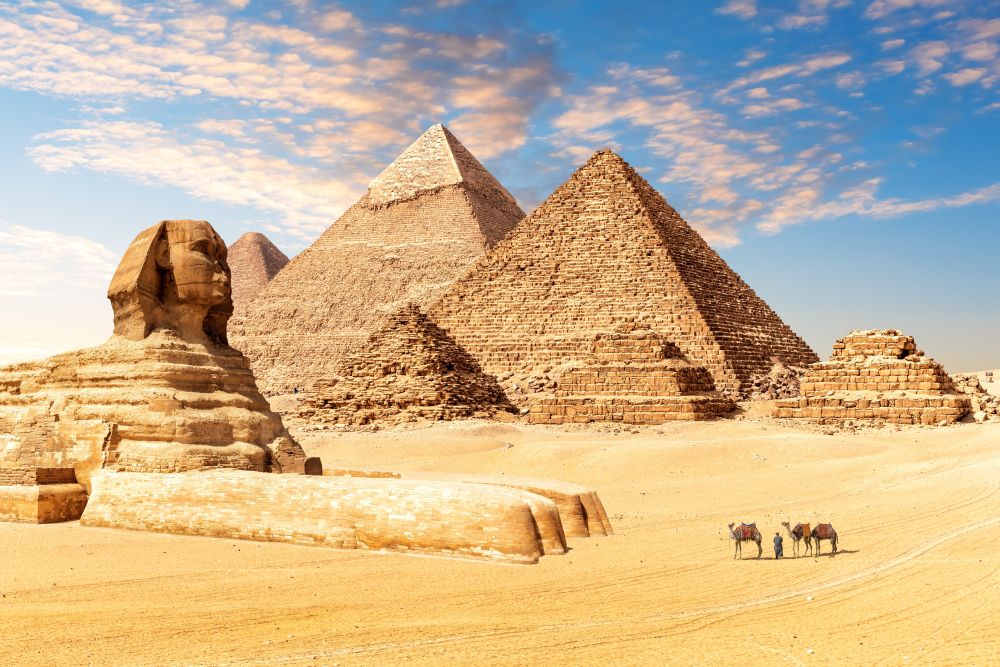 Pyramidy v Gíze, Egypt