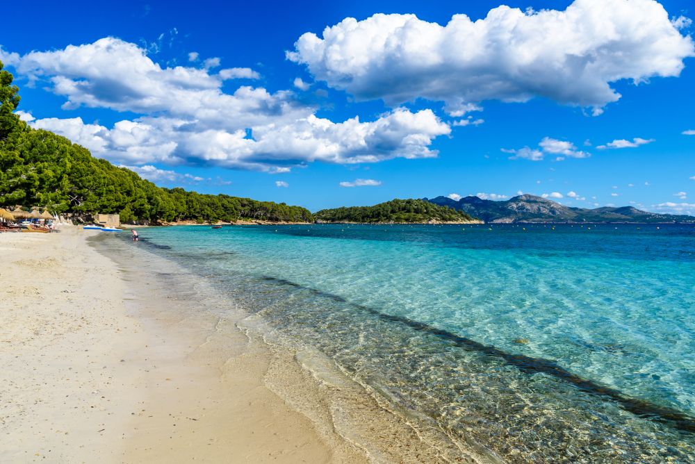 Playa de Formentor, Mallorca, Baleárské ostrovy