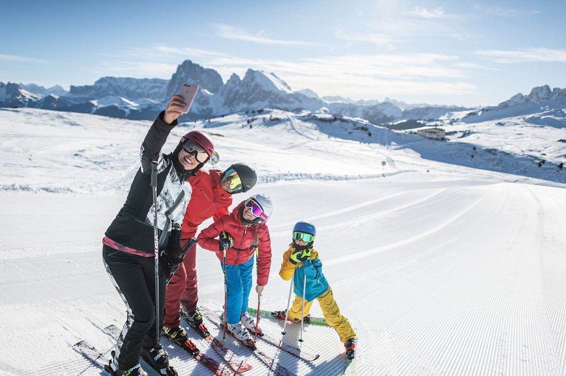 Lyžování v Dolomiti Superski s celou rodinou