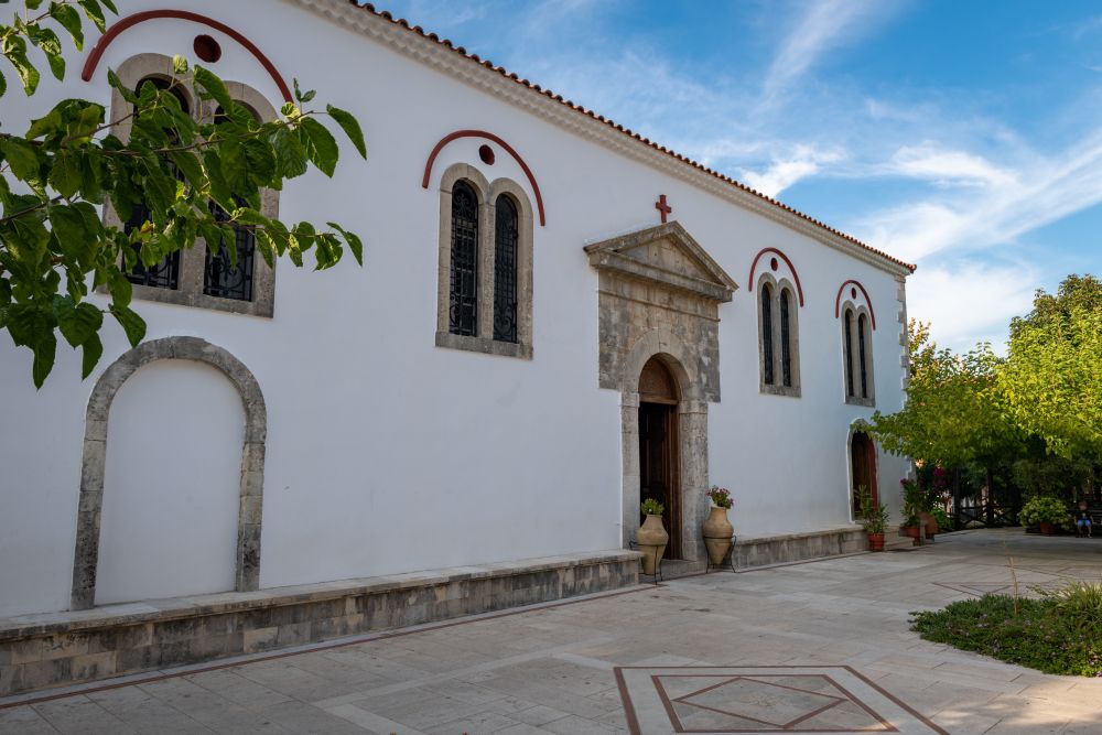 Hlavní budova kláštera Faneromeni, Lefkada
