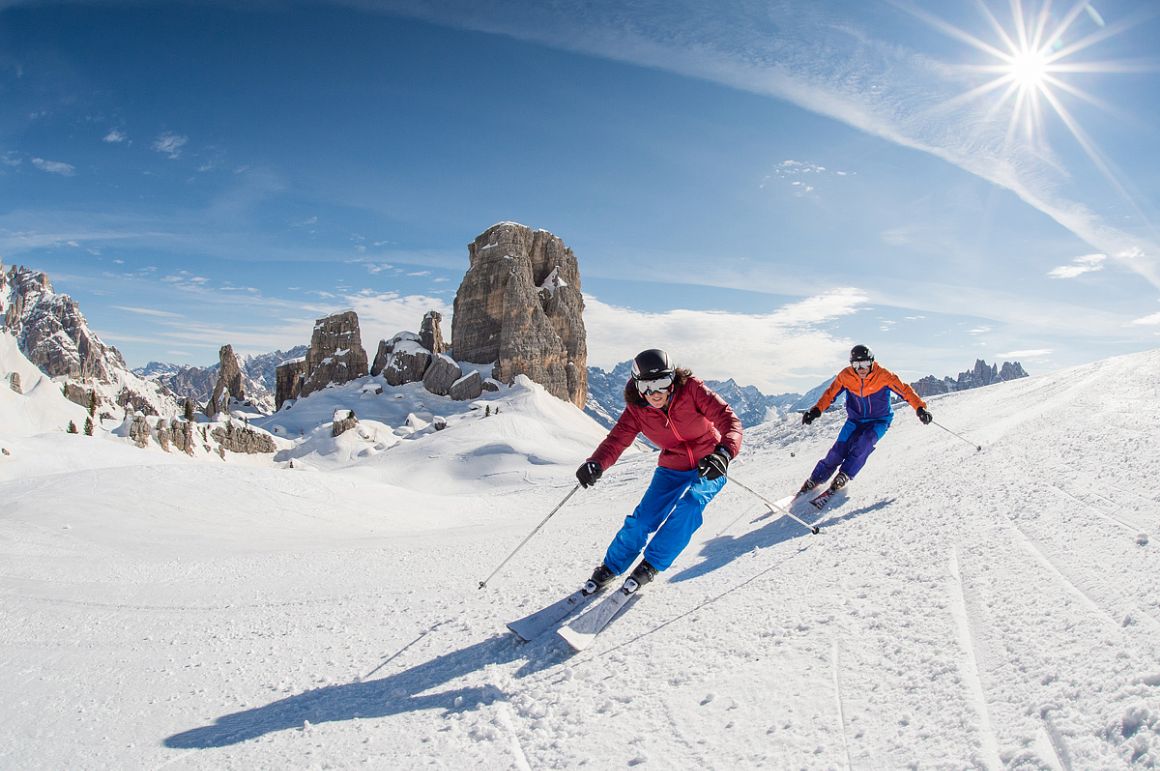 Lyžování v oblasti Dolomiti Superski