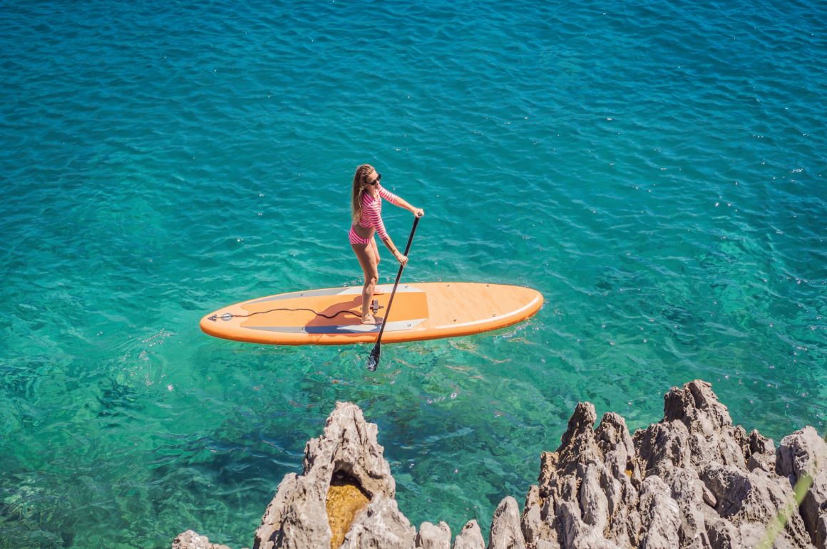 Paddleboarding, Černá Hora