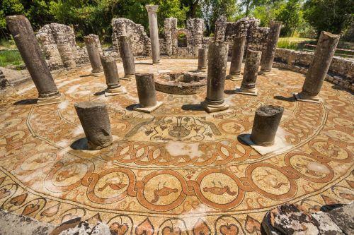 Baptisterie, Butrint, Albánie