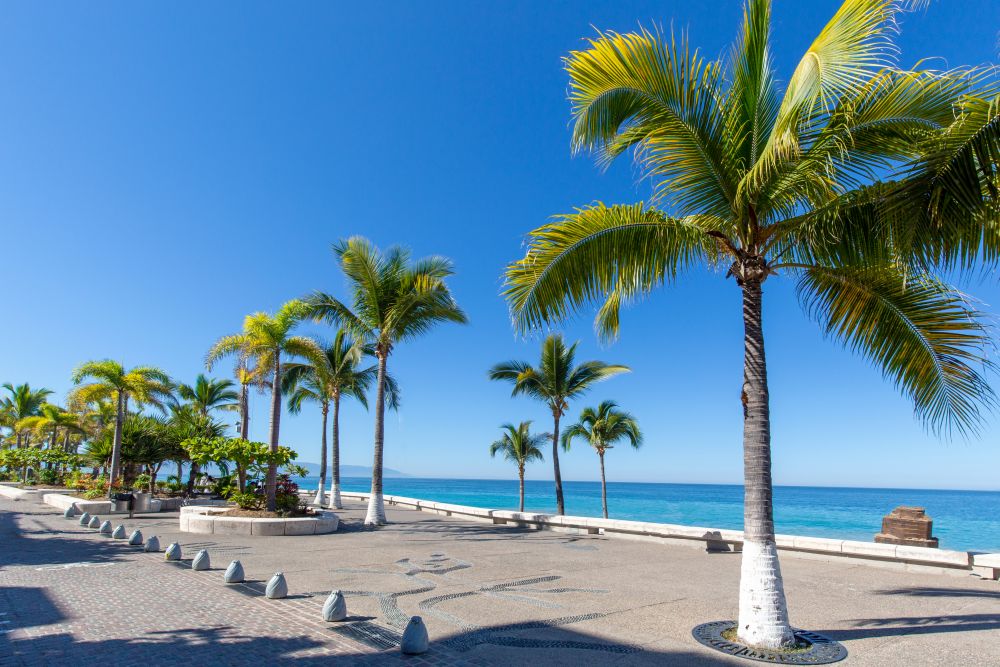 Promenáda Malecon, Puerto Vallarta, Jalisco