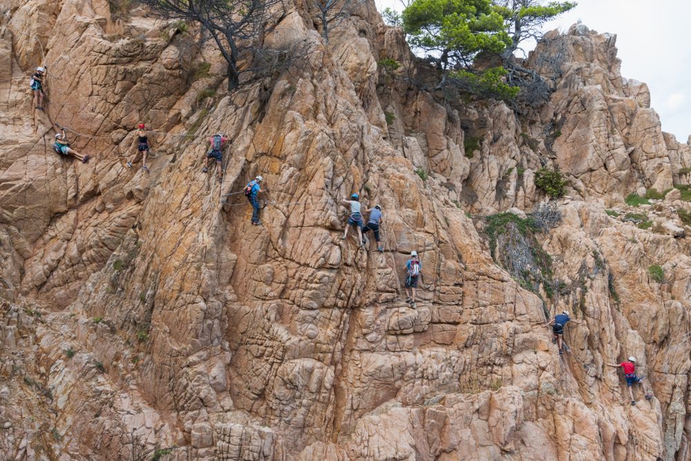 Via ferrata Cala del Molí, Costa Brava