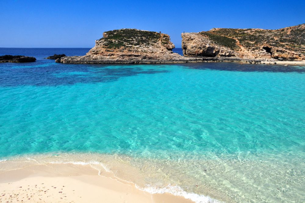 Modrá laguna, Comino