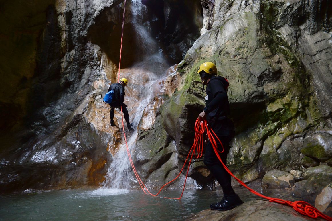 Canyoning v Černé Hoře